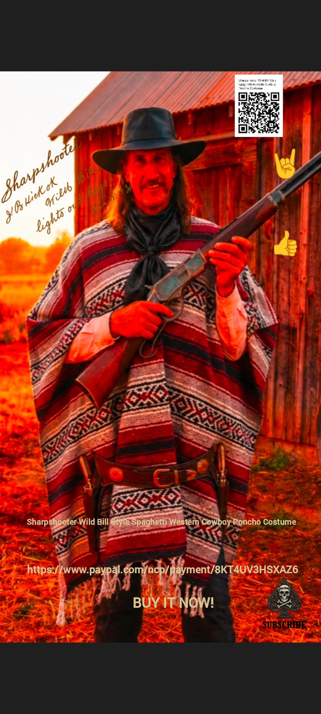 Sharpshooter-Wild-Bill-Style-Spaghetti-Western-Cowboy-Poncho-Costume (6)